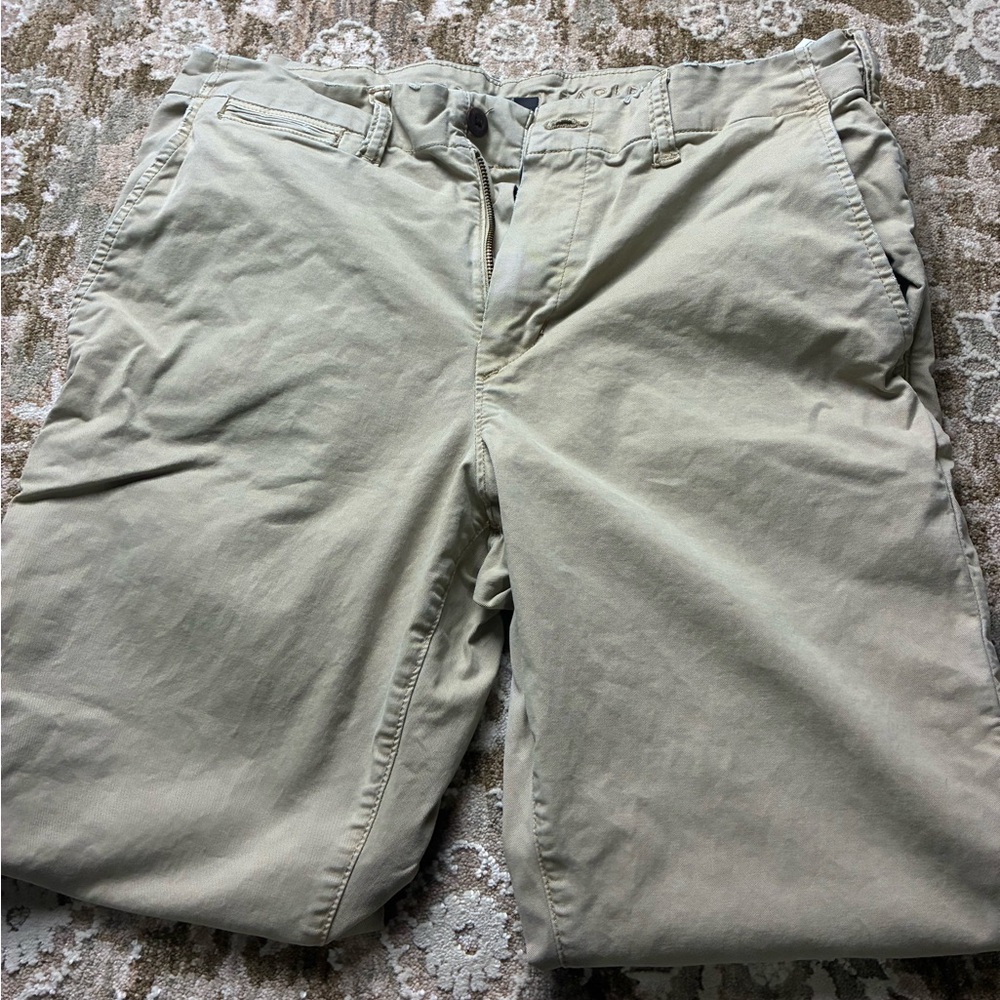 American Eagle Outfitters Khaki pant with Button Accent